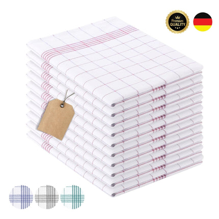Rot Geschirrtuch Klassik Rot Detail