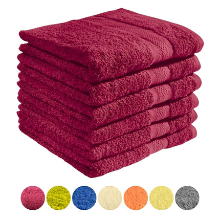 Gästetuch Walkfrottee Farbig 30 × 50 cm | 500 g/m²