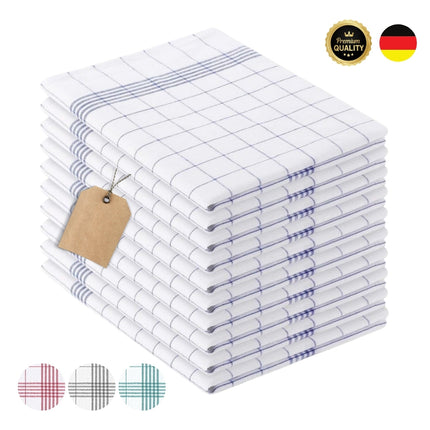 Azur Geschirrtuch Klassik Azur Blau Detail