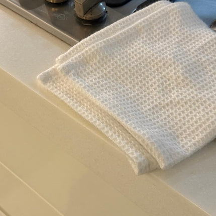 Küchentuch Waffelpiqué 35 × 35 cm | 3er Set | 100% Baumwolle
